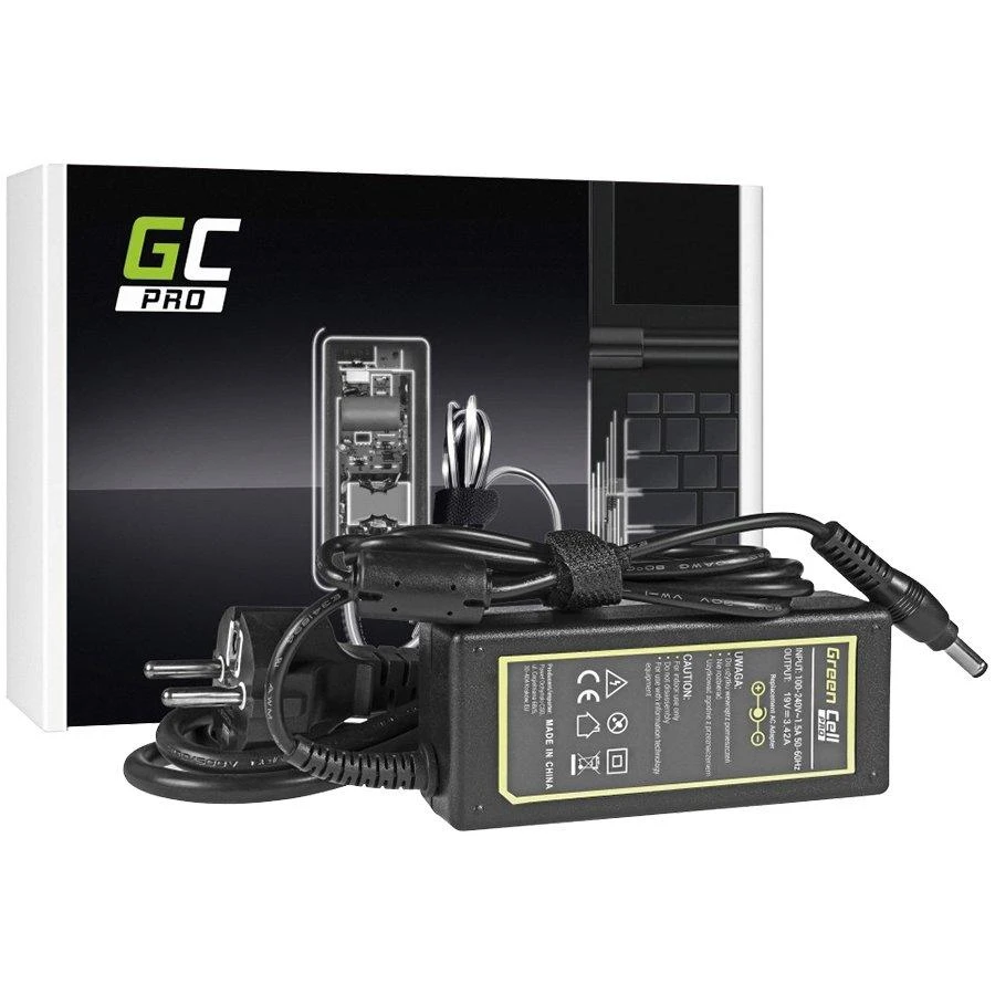 Nešiojamų kompiuterių įkroviklis Greencell AD25P PRO 65W 19V Toshiba, Asus