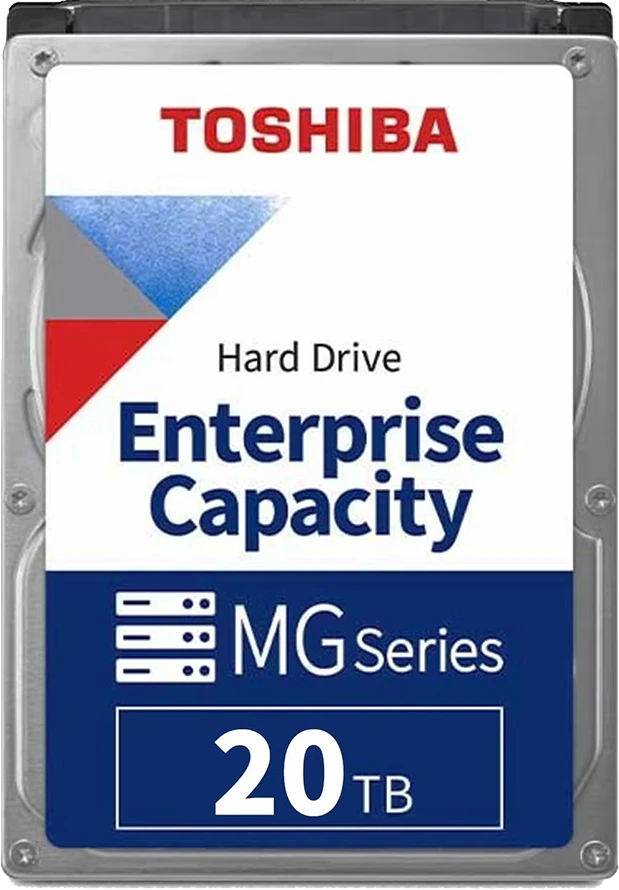 HDD Server TOSHIBA MG11 20TB MAMR 512e, 3.5'', 1024MB, 7200RPM, SATA, SKU: HDEB038GEA51F