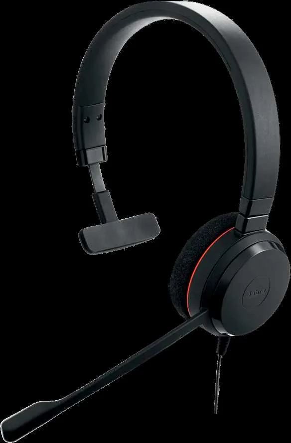 Ausinės Jabra Evolve 20 USB-A amp C MS Mono
