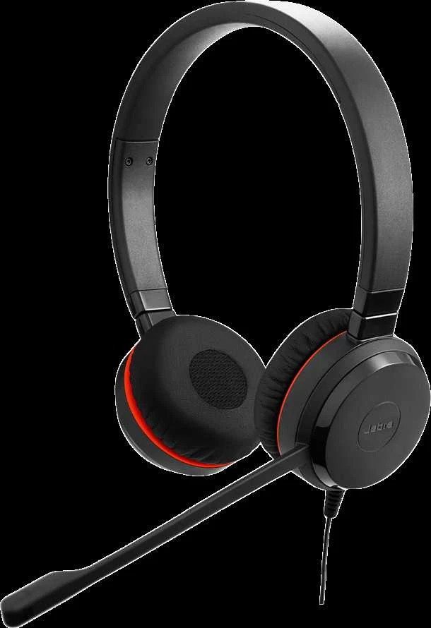 JABRA Evolve 20SE MS stereo Special Edition ausinės on-ear su laidu USB Certified skirta Skype skirta Business