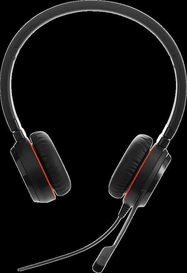 JABRA Evolve 20SE MS stereo Special Edition ausinės on-ear su laidu USB Certified skirta Skype skirta Business