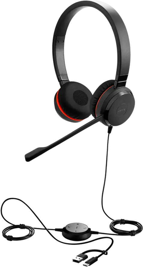 Jabra Evolve 20SE MS stereo - mikrofono ausinės