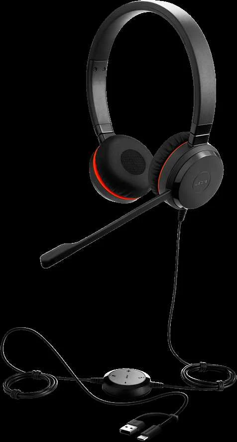 JABRA Evolve 20 USB C/A MS Stereo ausinės