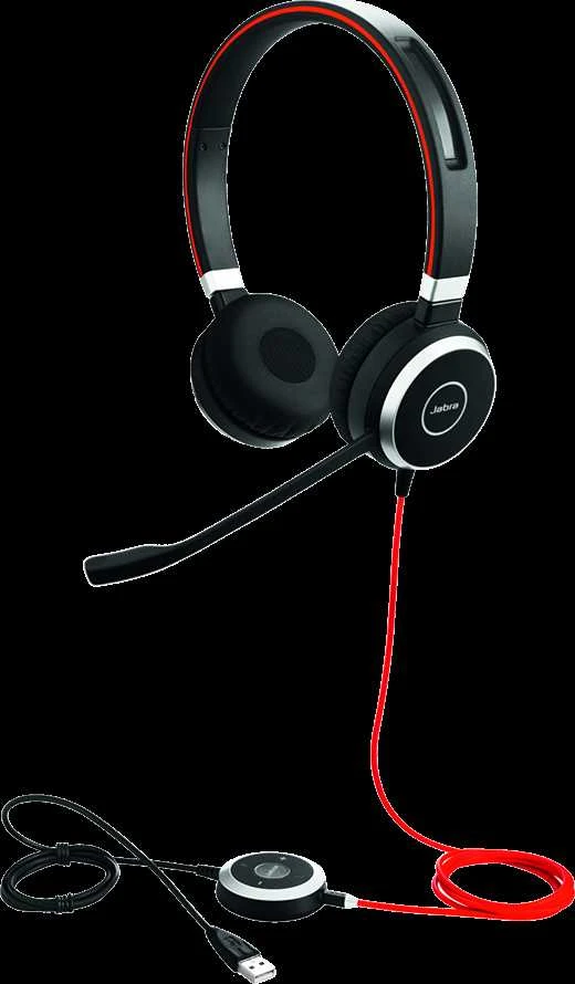 Ausinės Grandstream JABRA EVOLVE 40 MS Stereo USB su lankeliu ant galvos triukšmo slopinimas USB jungtis su užtildymo mygtuku ir garsumo valdymu ant laido