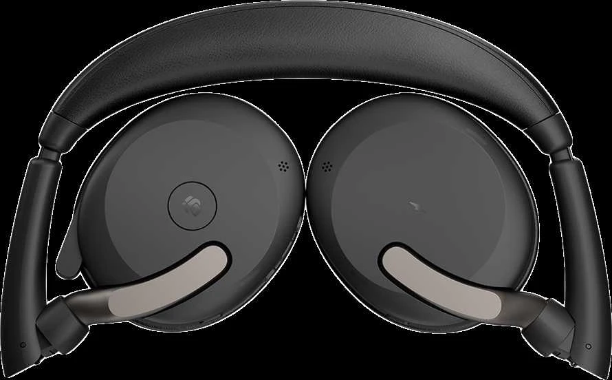 JABRA Evolve2 65 Flex MS Stereo Ausinės on-ear Bluetooth belaidės aktyvus triukšmo slopinimas USB-C juodas Certified skirta Microsoft Te
