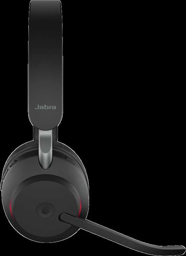 JABRA Evolve2 65 MS Stereo Ausinės on-ear Bluetooth belaidės USB-A noise isolating juodas su charging stand Certified skirta MS Te
