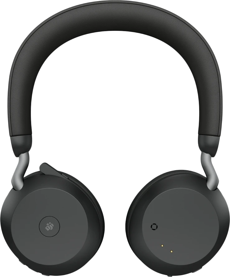 Beilaidės ausinės Jabra Evolve2 75, USB-A, Bluetooth, MS-Teams | spalva: juoda