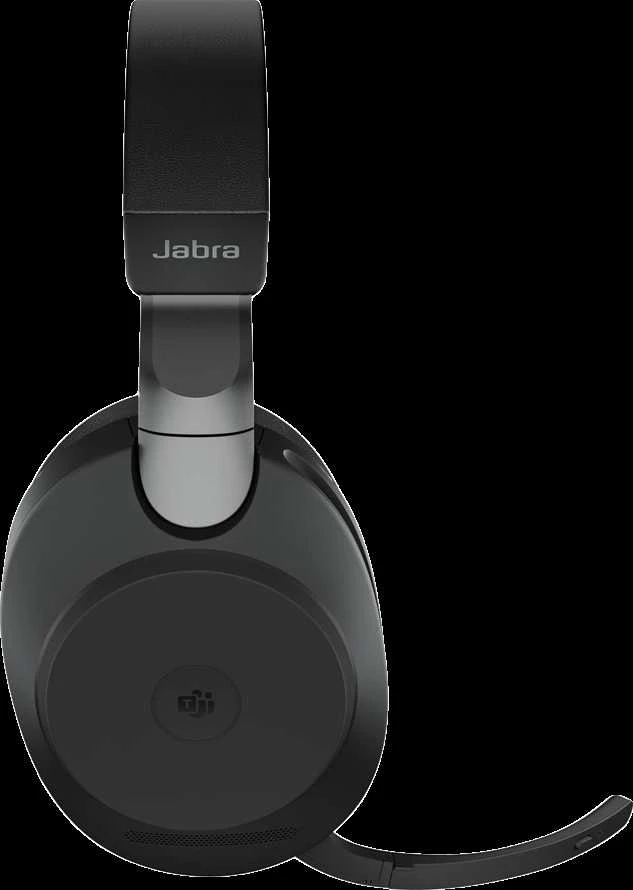 JABRA Evolve2 85 MS Stereo Ausinės full size Bluetooth belaidės su laidu aktyvus triukšmo slopinimas 3.5 mm noise isolating juodas MS Te
