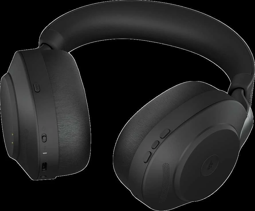 JABRA Evolve2 85 MS Stereo Ausinės full size Bluetooth belaidės su laidu aktyvus triukšmo slopinimas 3.5 mm noise isolating juodas MS Te