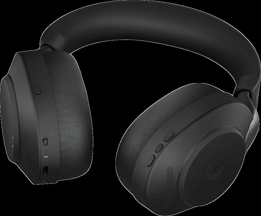 JABRA Evolve2 85 Link380c MS Stereo Bluetooth Belaidės su laidu Active Noise Canceling 3.5mm Jack Juodas Teams Certified