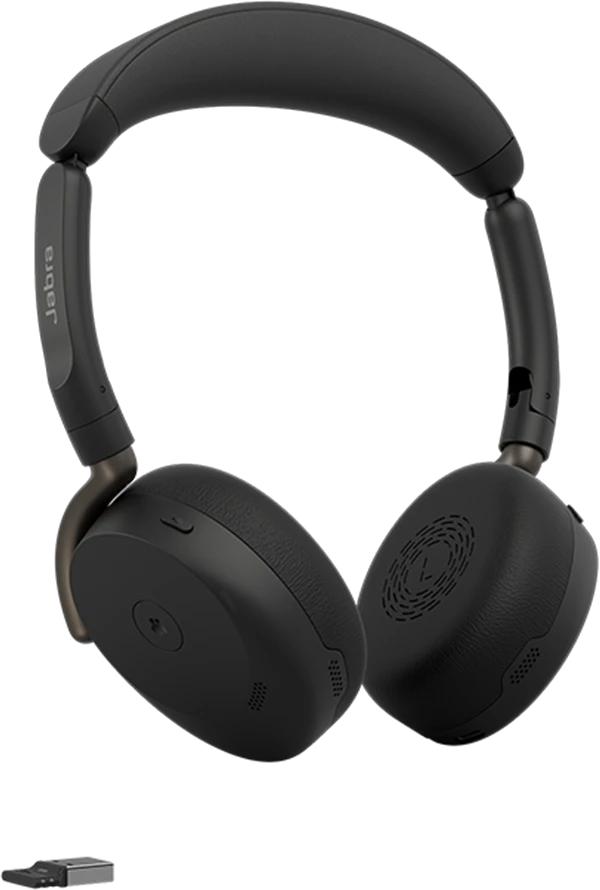Ausinės Jabra Evolve3 65 Flex - MS, Link390a, Juodas