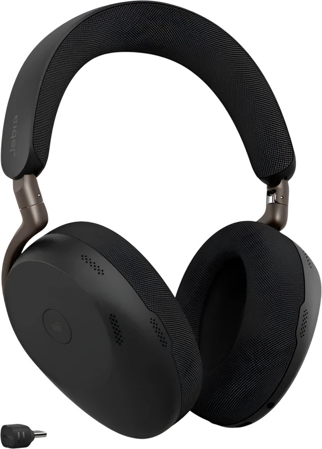 Jabra Evolve2 85 juodos ausinės su mikrofonu