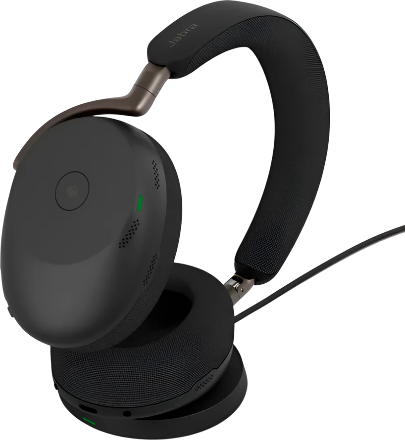 Ausinės JABRA Evolve3 85, UC, Link390c, Juodas,WLC Chrg