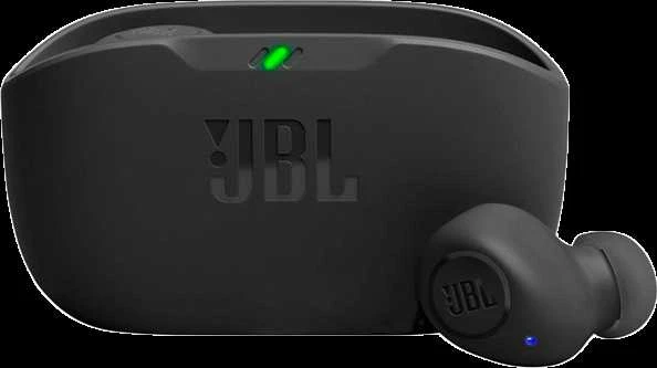 JBL Wave Buds TWS belaidės ausinės, Juodos spalvos