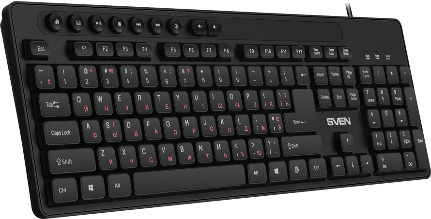Klaviatūra Sven KB-C3060 (juoda)