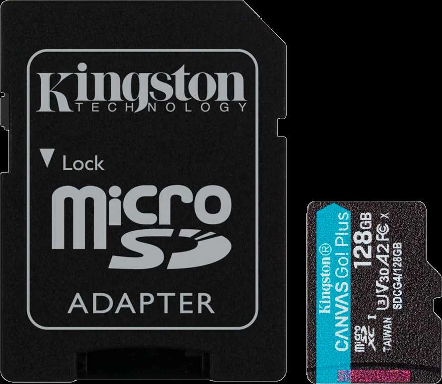 Kingston 128GB microSD kortelė su SD adapteriu