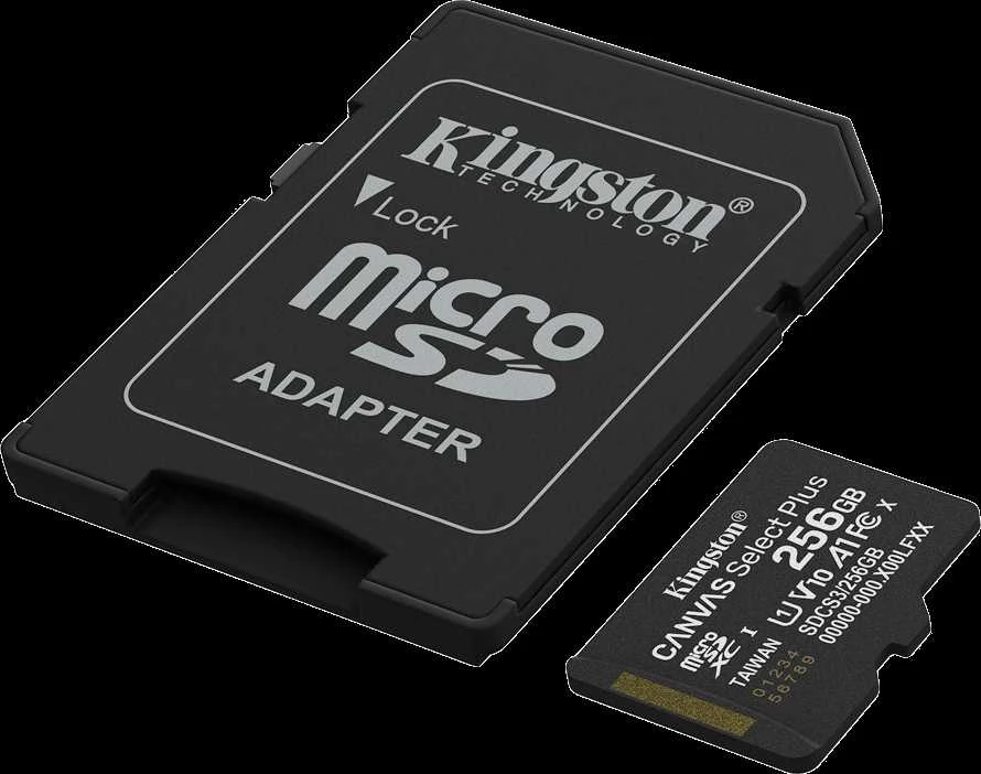Kingston 256GB atminties kortelė su SD adapteriu