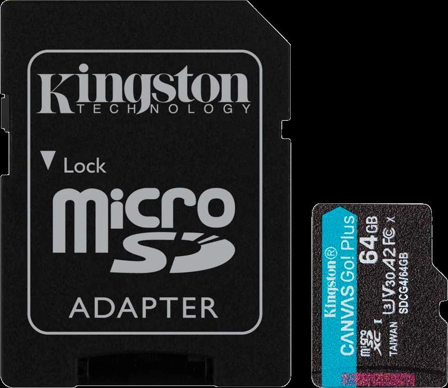 Kingston micro SD kortelė su SD adapteriu