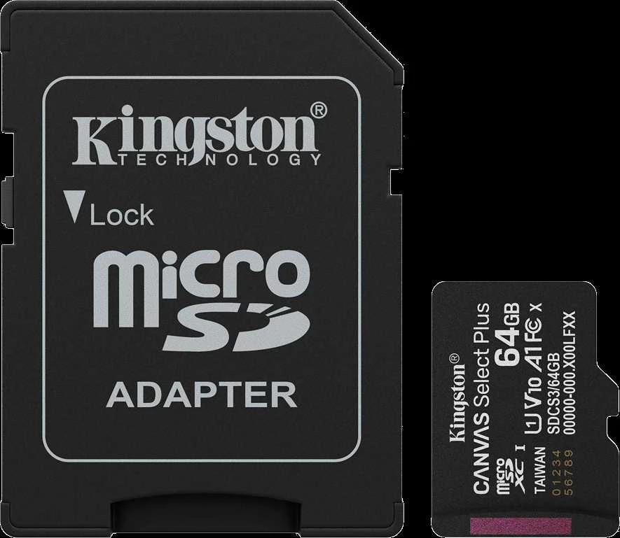 Kingston 64GB MicroSD su adapteriu