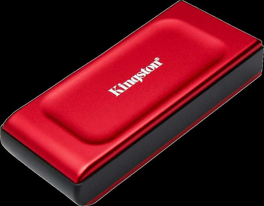 Išorinis kietasis diskas Kingston SXS1000R, 2 TB, USB 3.2 Gen 2, raudonas