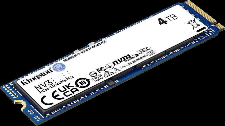 Kingston SSD 4TB NV3 M.2 2280 PCIe 4.0 NVMe SSD