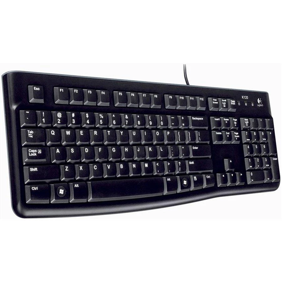 Logitech klaviatūra K120 su laidu, EN/RU išdėstymas