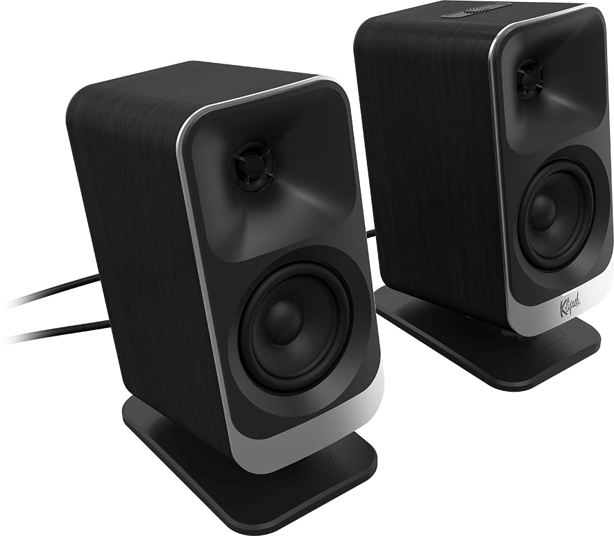 Klipsch ProMedia Lumina 2.1 Gaming Audio System with Subwoofer and LED apšvietimas Effects Built-in, Juodas