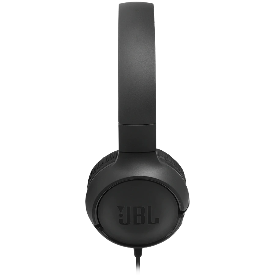 Lengvos ir patogios Ausinės JBL Tune 500 Pure Bass sound su mikrofonu, juodos