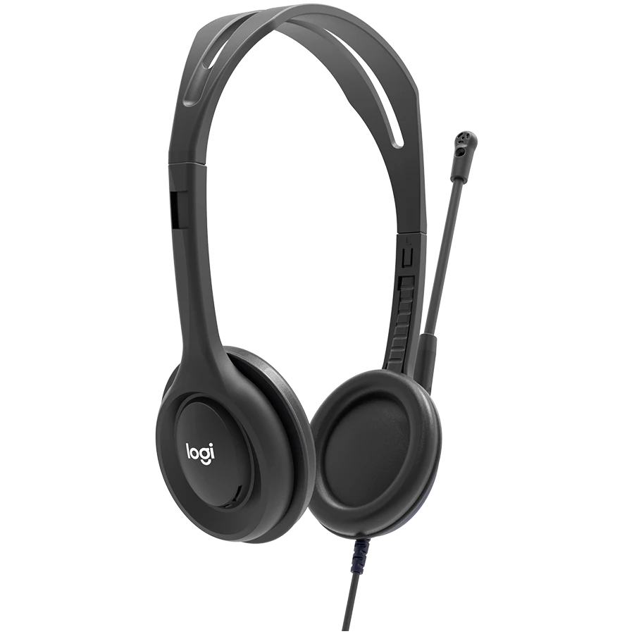 Universalios ausinės Logitech H111, su mikrofonu, 3,5mm jungtis