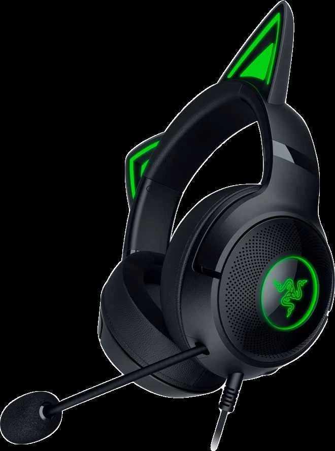 Razer | Ausinės | Kraken Kitty V2 | Yes | su laidu | Ant ausų uždedamos | USB Type A | Juodas