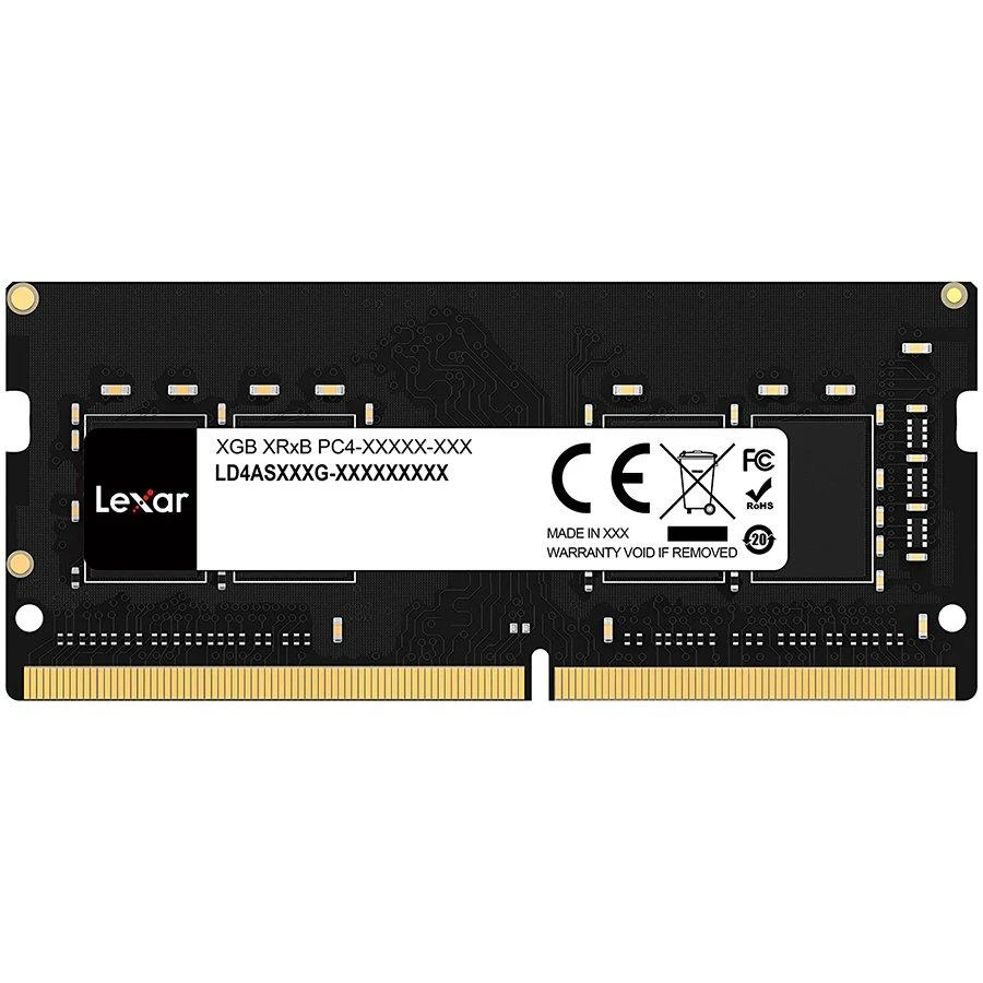 Nešiojamo kompiuterio atmintis Lexar | 16 GB | DDR4 | 3200 MHz | Užrašų knygelė | Registracijos Nr. | ECC Nr