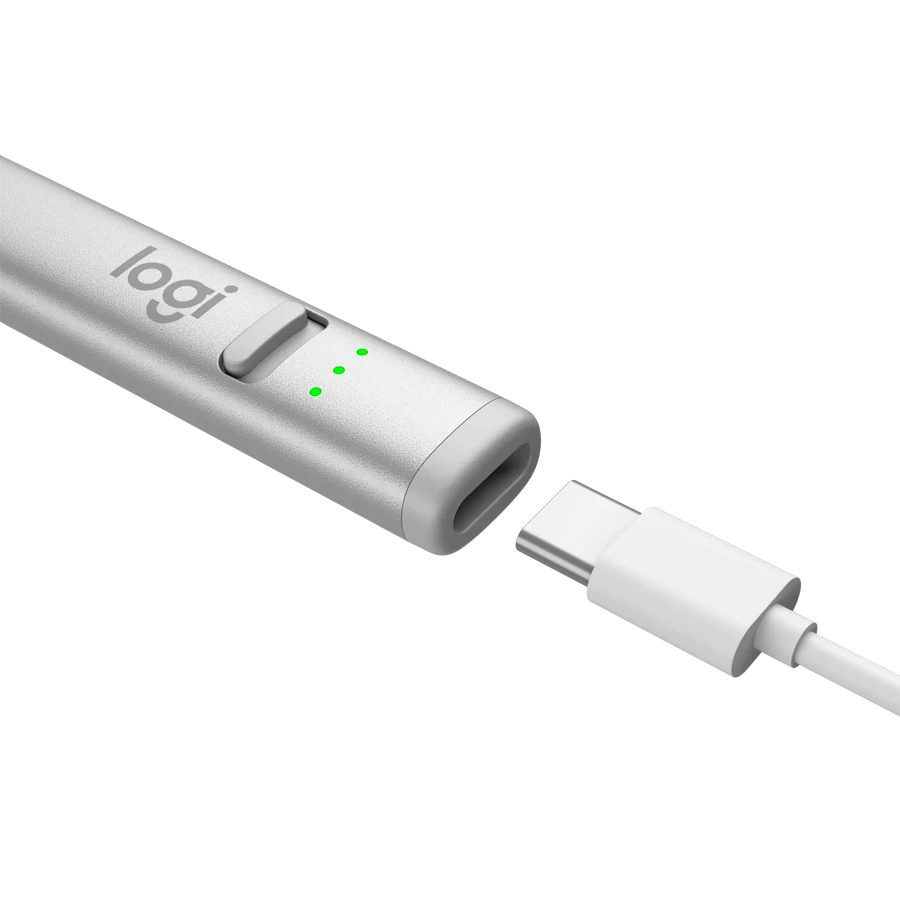 LOGITECH Crayon (USB-C) - Sidabrinis - EMEA-914