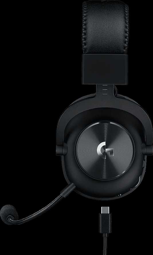 LOGITECH G PRO X Ausinės Žaidimams - Juodas - USB + Stovas - EMEA-914