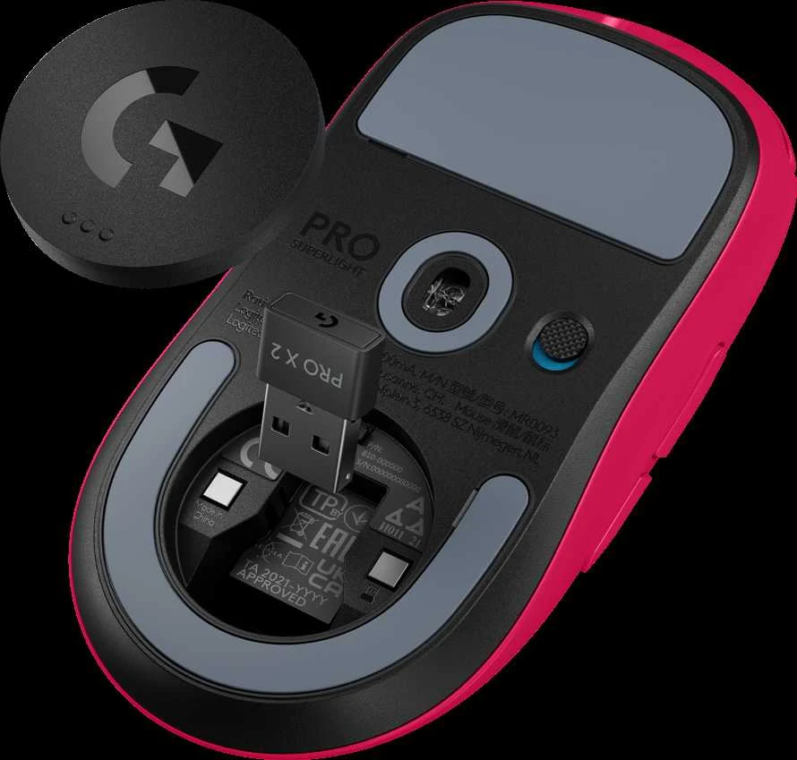 Žaidimų pelė Logitech G Pro X Superlight 2, rožinė
