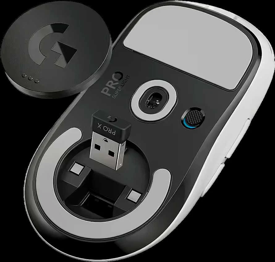 LOGITECH G PRO X SUPERLIGHT 2c compact belaidė pelė žaidimams - Baltas - 2.4GHZ - EER2-933