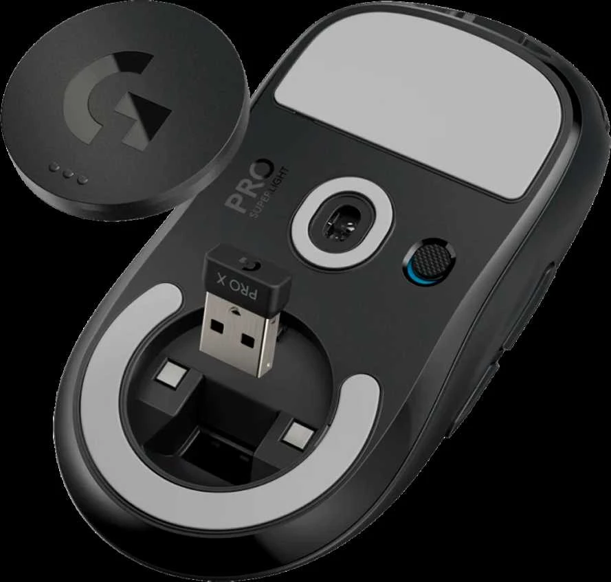 LOGITECH G PRO X SUPERLIGHT 2c compact belaidė pelė žaidimams - Juodas - 2.4GHZ - EER2-933