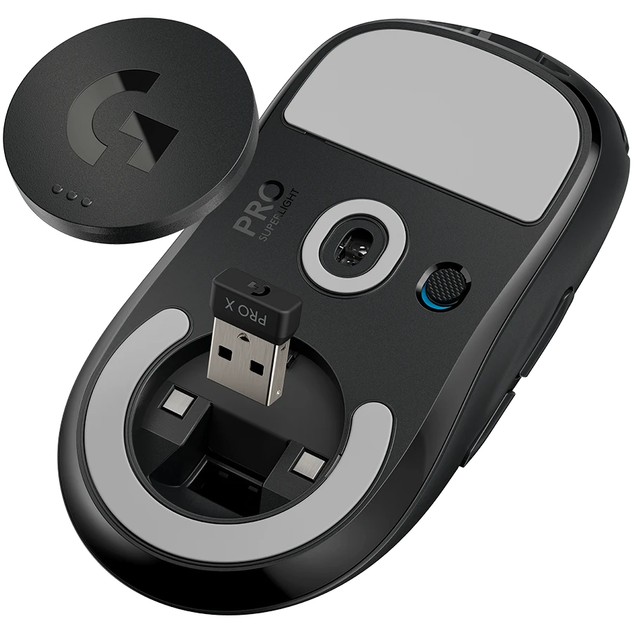 Belaidė žaidimų pelė Logitech G PRO X SUPERLIGHT, Juoda