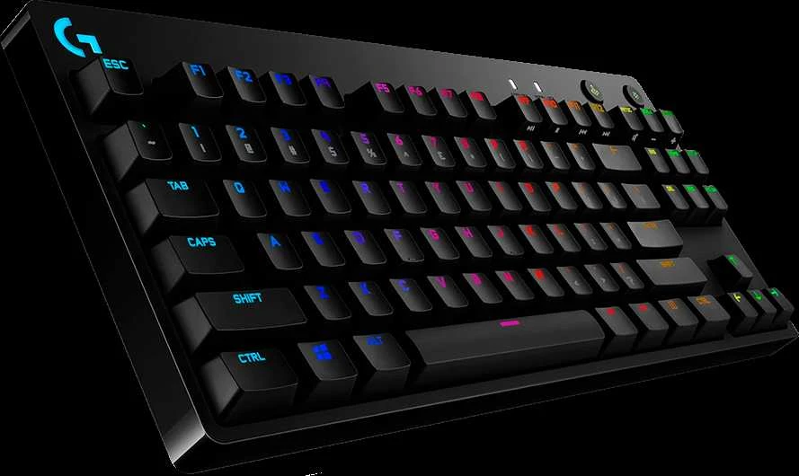 Žaidimų klaviatūra Logitech G Pro X TKL Lightspeed, US išdėstymas, Juodos spalvos