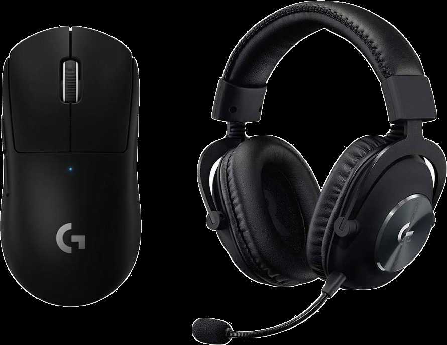 LOGITECH G PRO X Belaidės LIGHTSPEED Pelė žaidimams ir ausinės - Juodas - 2.4GHZ/BT - EMEA29-953