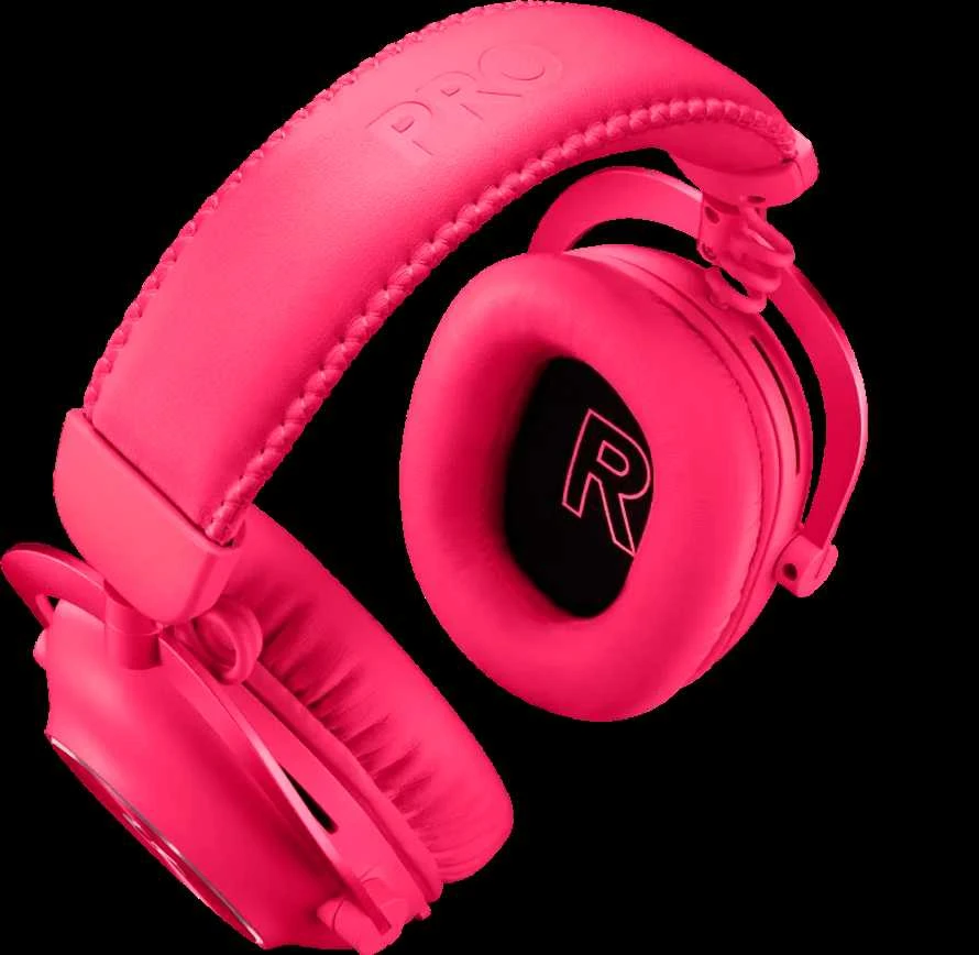 Logitech G Pro X 2 Lightspeed belaidės ausinės žaidimams, Rožinės spalvos