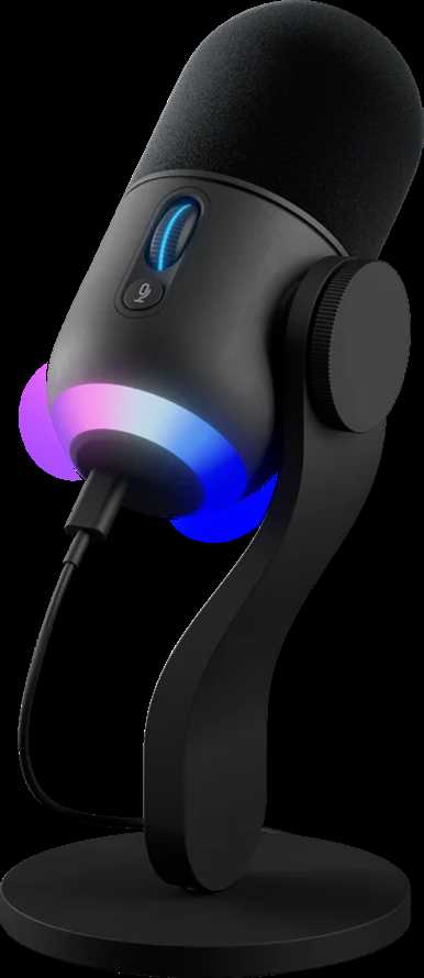 LOGITECH G Yeti GX RGB Gaming Microphone - LIGHTSYNC - Juodas - USB