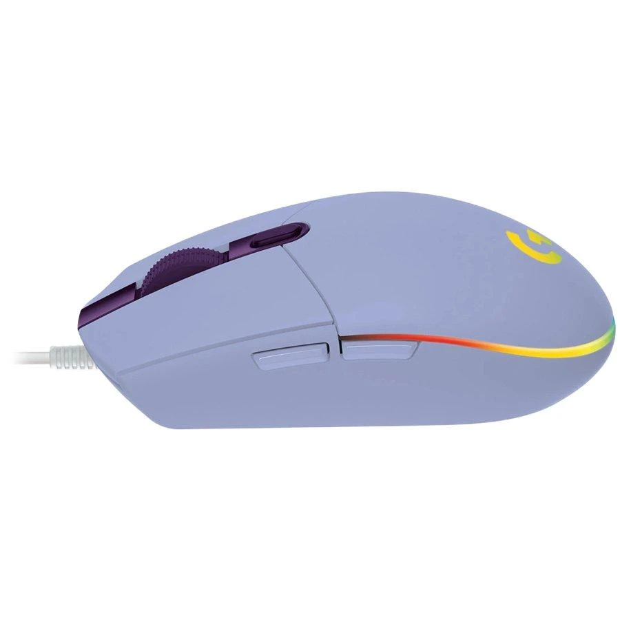Pelė žaidimams Logitech G102 Lightsync, Alyvinė