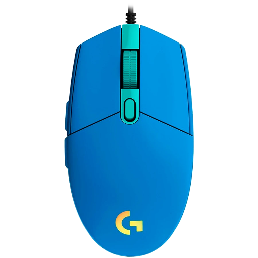 LOGITECH G102 LIGHTSYNC Pelė su laidu žaidimams - Mėlynas - USB - EER aprašymas - Prekės nuotrauka