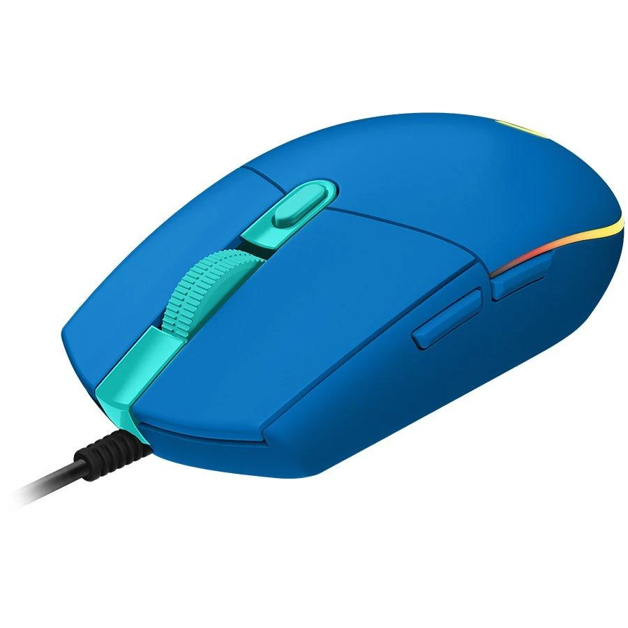 Žaidimų pelė Logitech G203 Lightsync RGB, Mėlyna