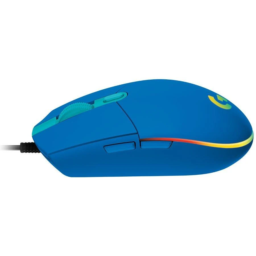 Žaidimų pelė Logitech G203 Lightsync RGB, Mėlyna