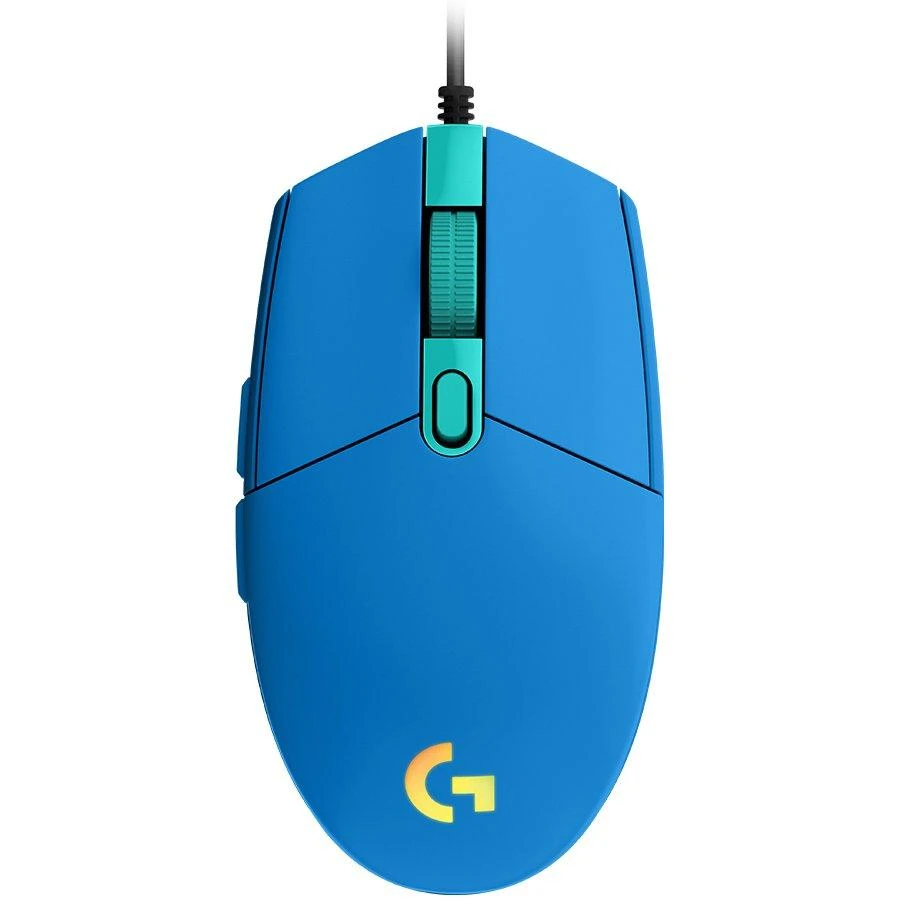 Žaidimų pelė Logitech G203 Lightsync RGB, Mėlyna
