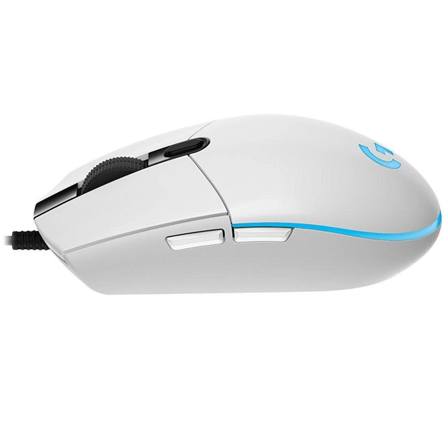 Žaidimų pelė Logitech G203 Lightsync RGB, Balta