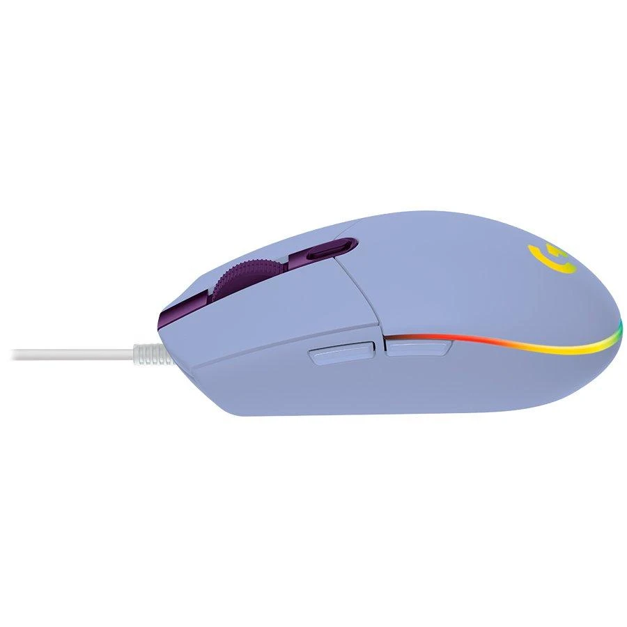 Pelė žaidimams Logitech G203 Lightsync RGB, Lilac