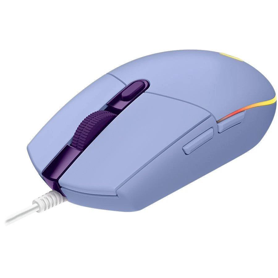 Pelė žaidimams Logitech G203 Lightsync RGB, Lilac