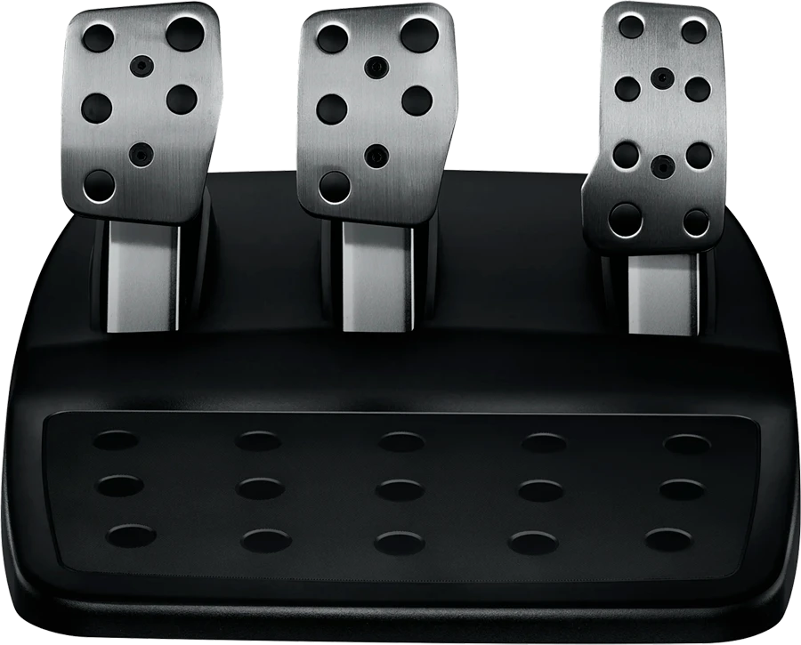 Logitech G29 SE Driving Force žaidimų vairas su pedalais, su „Force Feedback“ technologija + Logitech G Driving Force pavarų perjungimo svirtis, skirta PS5, PS4 ir PC (991-000557)